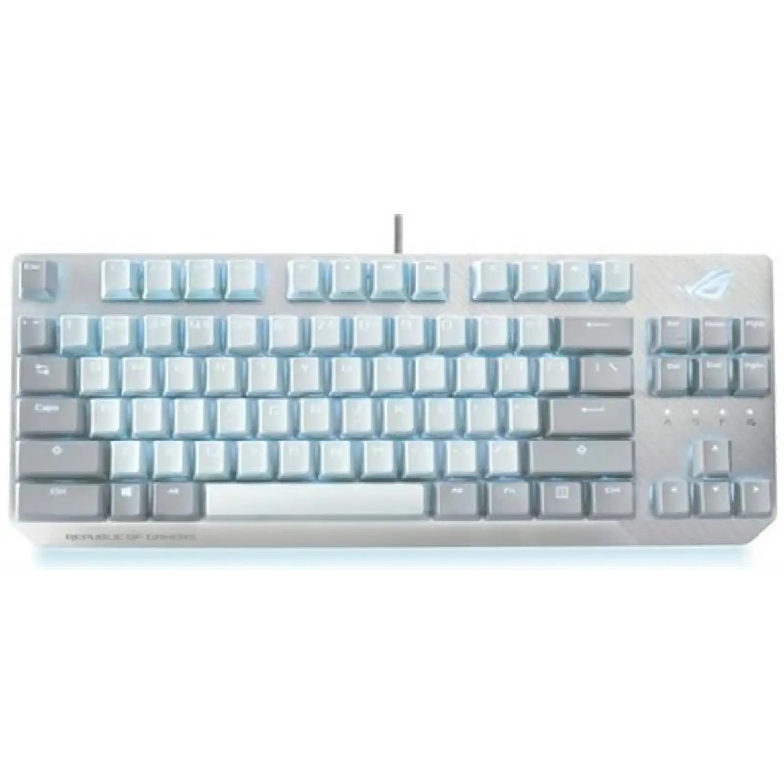 Клавіатура Asus ROG Strix Scope NX TKL Moonlight White RD LED 84key EN White (90MP02B6-BKUA00) UA