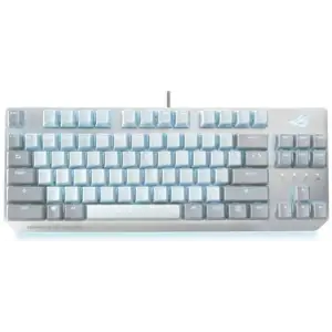 Клавіатура Asus ROG Strix Scope NX TKL Moonlight White RD LED 84key EN White (90MP02B6-BKUA00) UA
