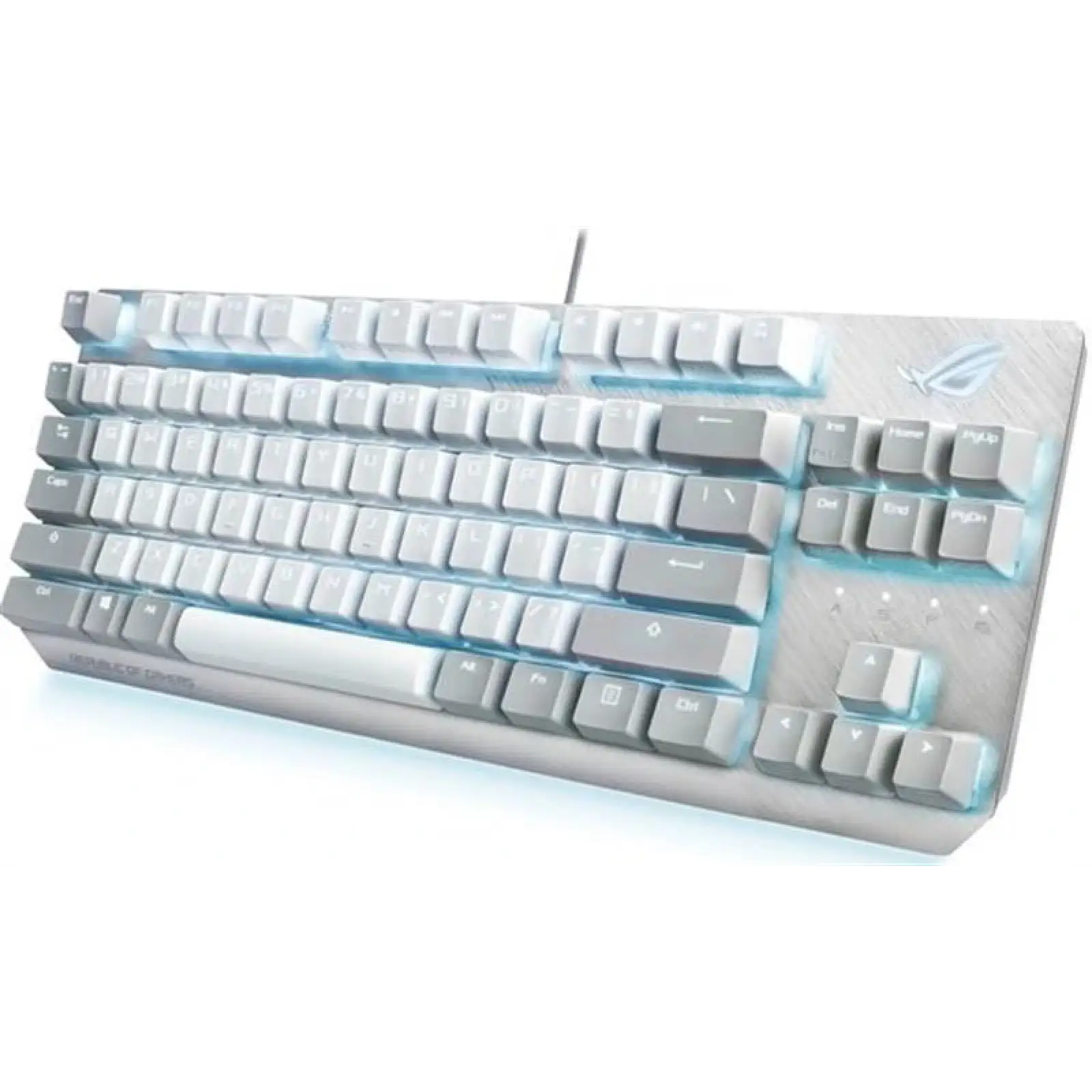 Клавіатура Asus ROG Strix Scope NX TKL Moonlight White RD LED 84key EN White (90MP02B6-BKUA00) UA