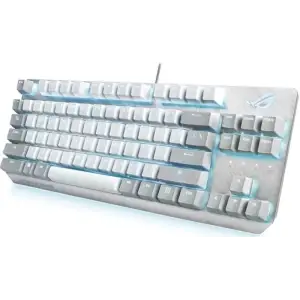 Клавіатура Asus ROG Strix Scope NX TKL Moonlight White RD LED 84key EN White (90MP02B6-BKUA00) UA