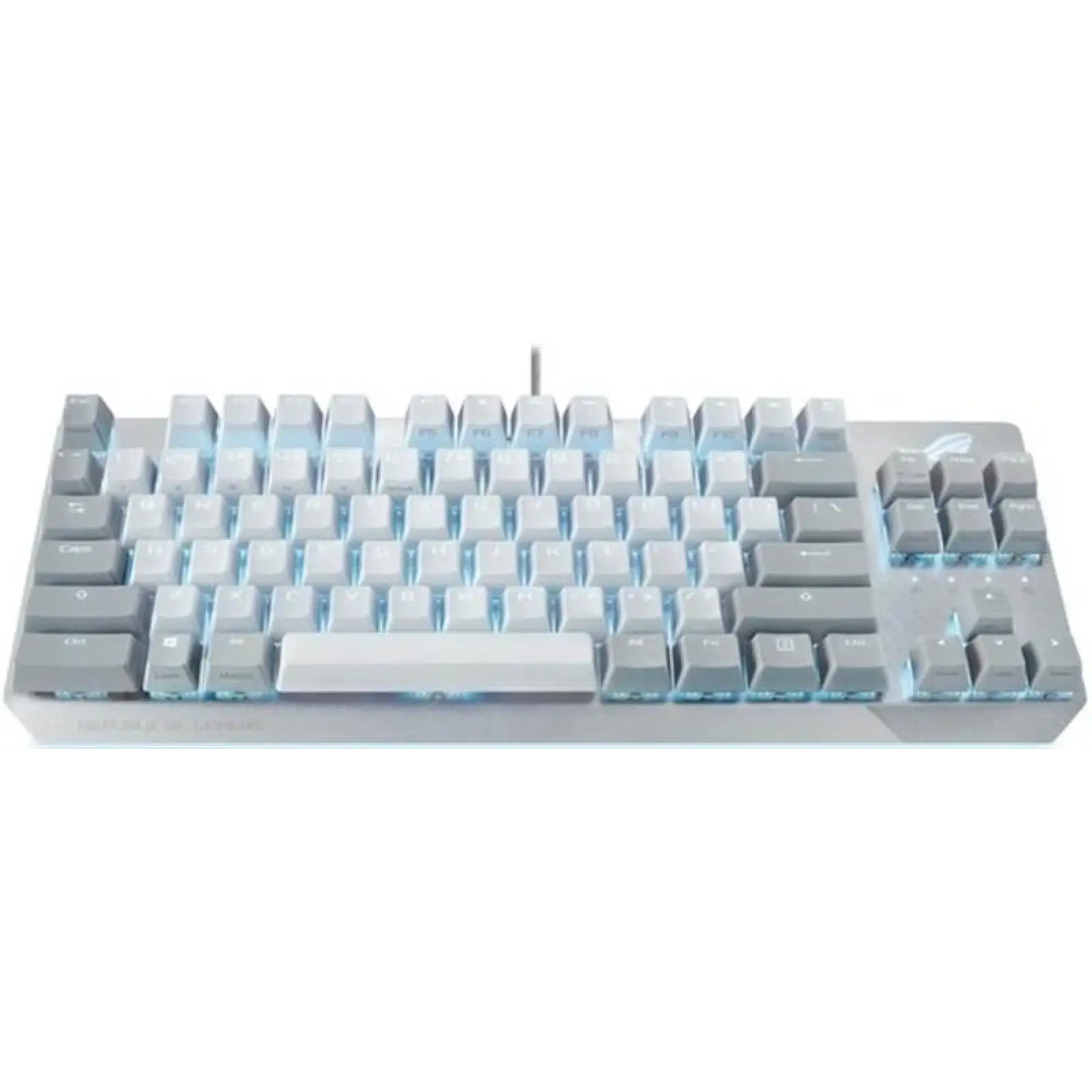 Клавіатура Asus ROG Strix Scope NX TKL Moonlight White RD LED 84key EN White (90MP02B6-BKUA00) UA
