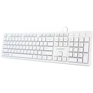 Клавіатура Gembird KB-MCH-03-W-UA Ukr White UA
