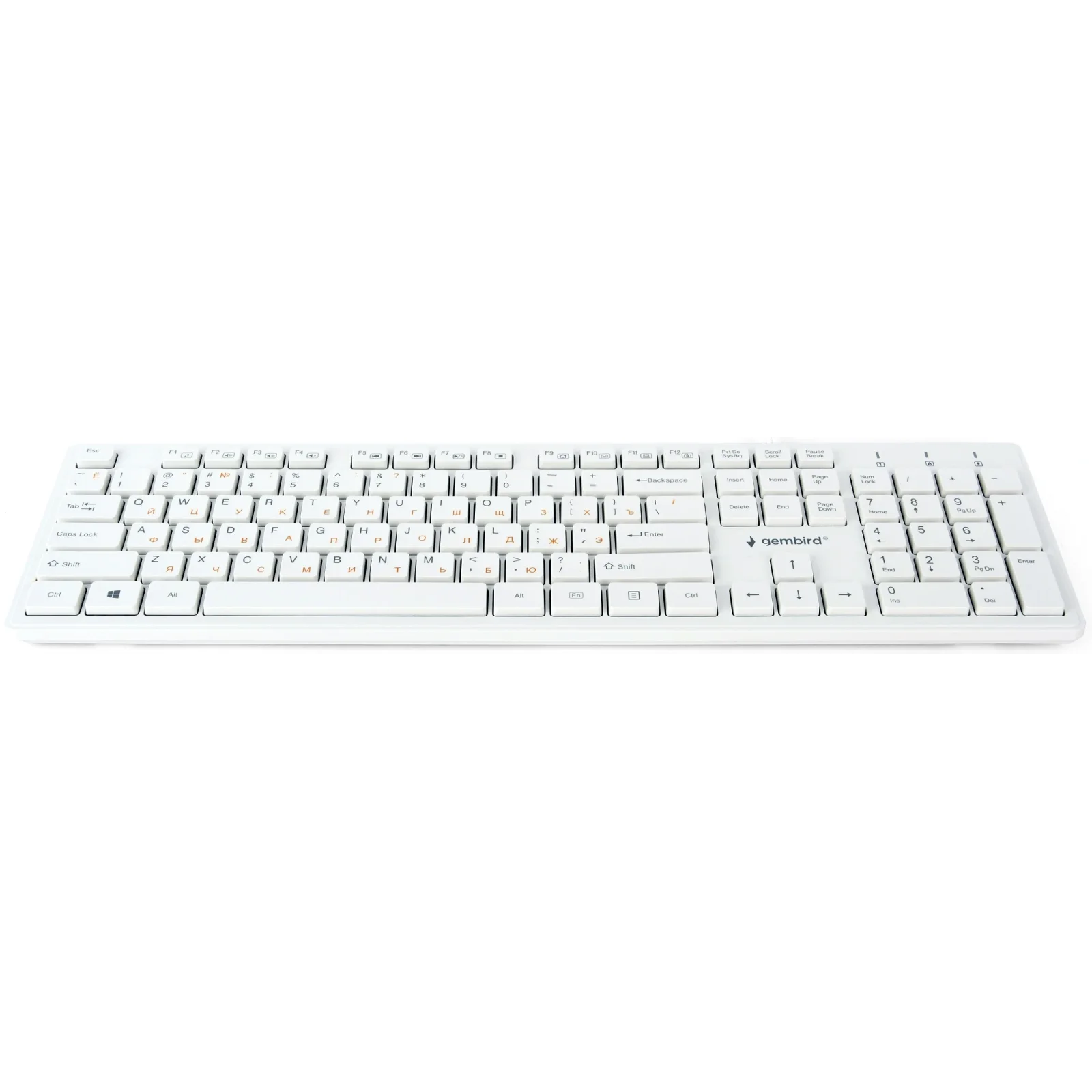 Клавиатура Gembird KB-MCH-03-W-UA Ukr White UA