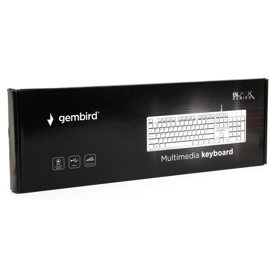 Клавіатура Gembird KB-MCH-03-W-UA Ukr White UA