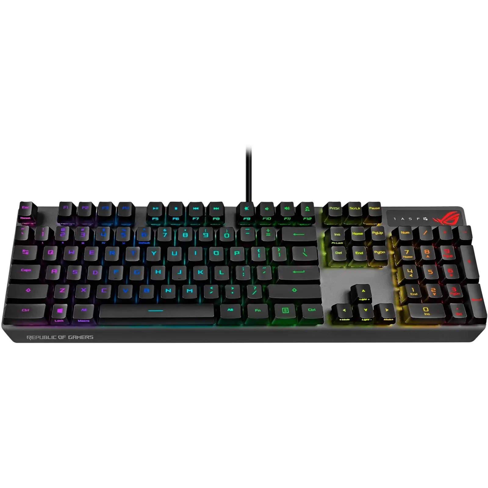 Клавиатура Asus ROG Strix Scope LED 104key RX Red USB UKR Black (90MP0240-BKMA00) UA