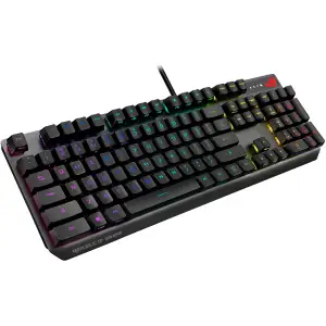 Клавиатура Asus ROG Strix Scope LED 104key RX Red USB UKR Black (90MP0240-BKMA00) UA