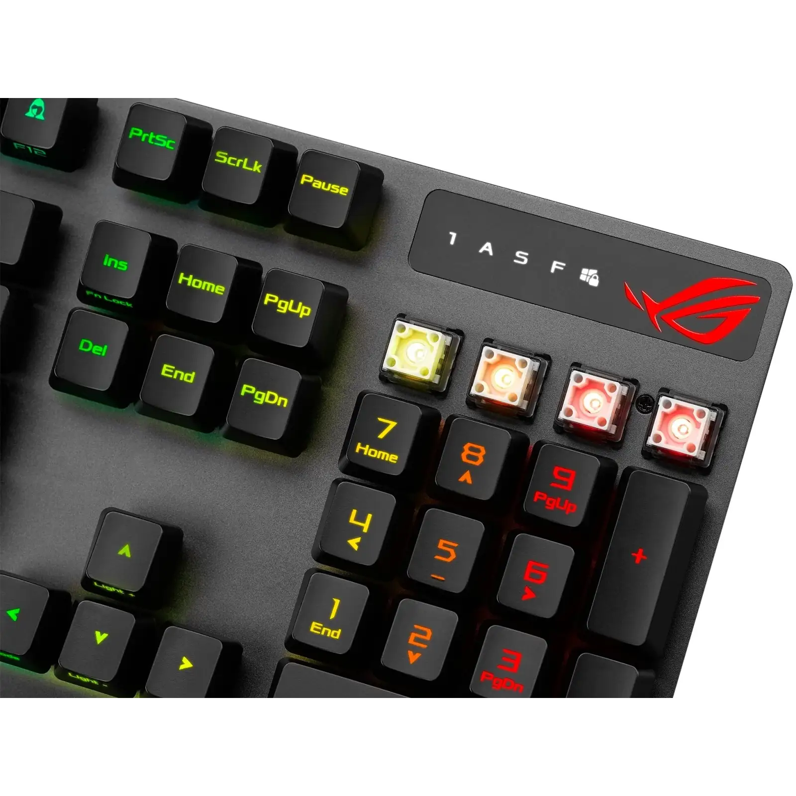 Клавиатура Asus ROG Strix Scope LED 104key RX Red USB UKR Black (90MP0240-BKMA00) UA