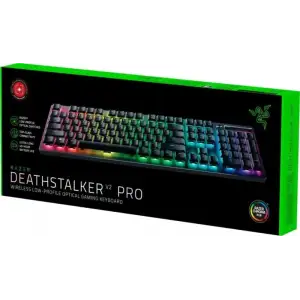 Клавиатура беспроводная Razer DeathStalker V2 Pro Wireless Red Switch RU Black (RZ03-04360800-R3M1) UA