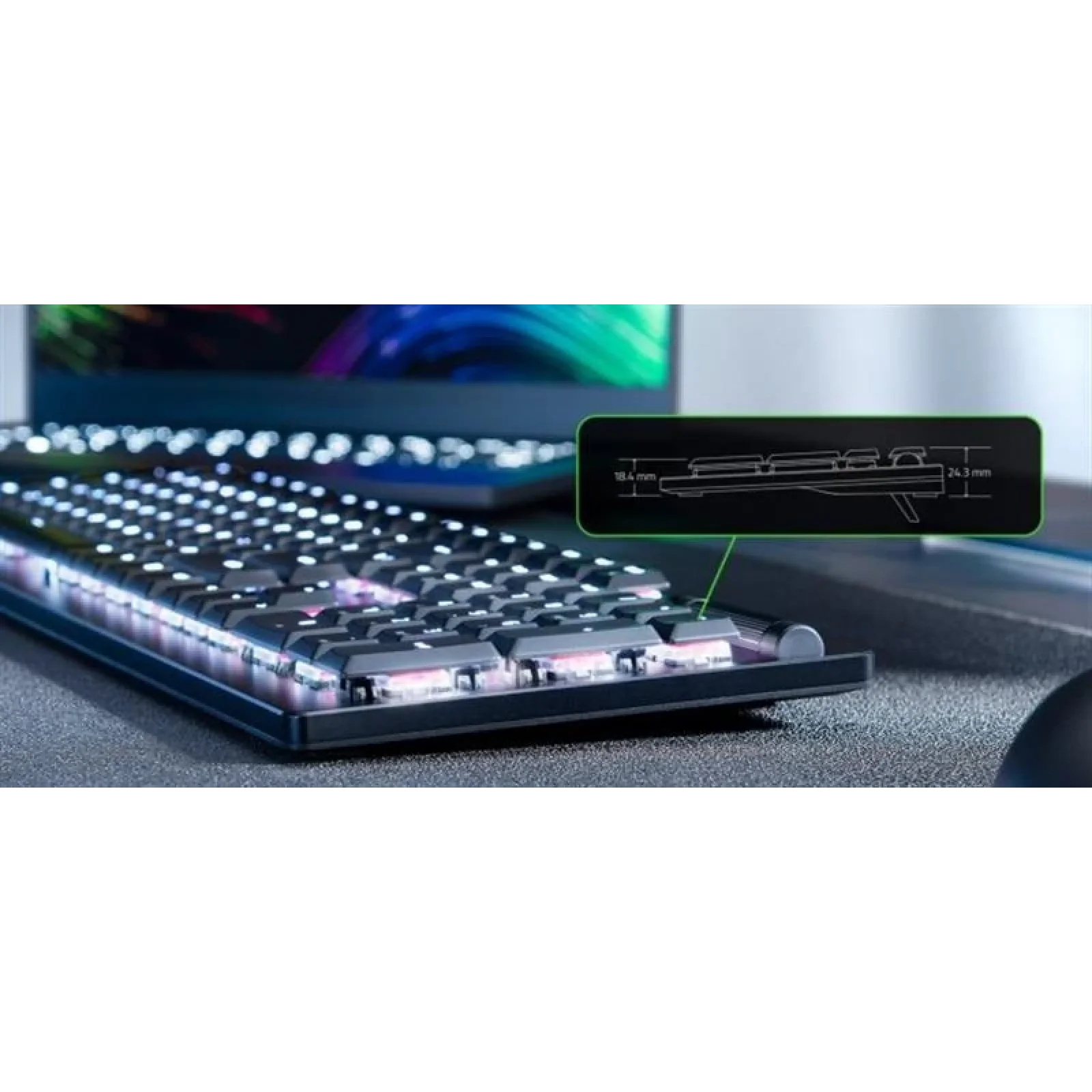 Клавіатура Razer DeathStalker V2 Red Switch Black (RZ03-04500100-R3M1) UA
