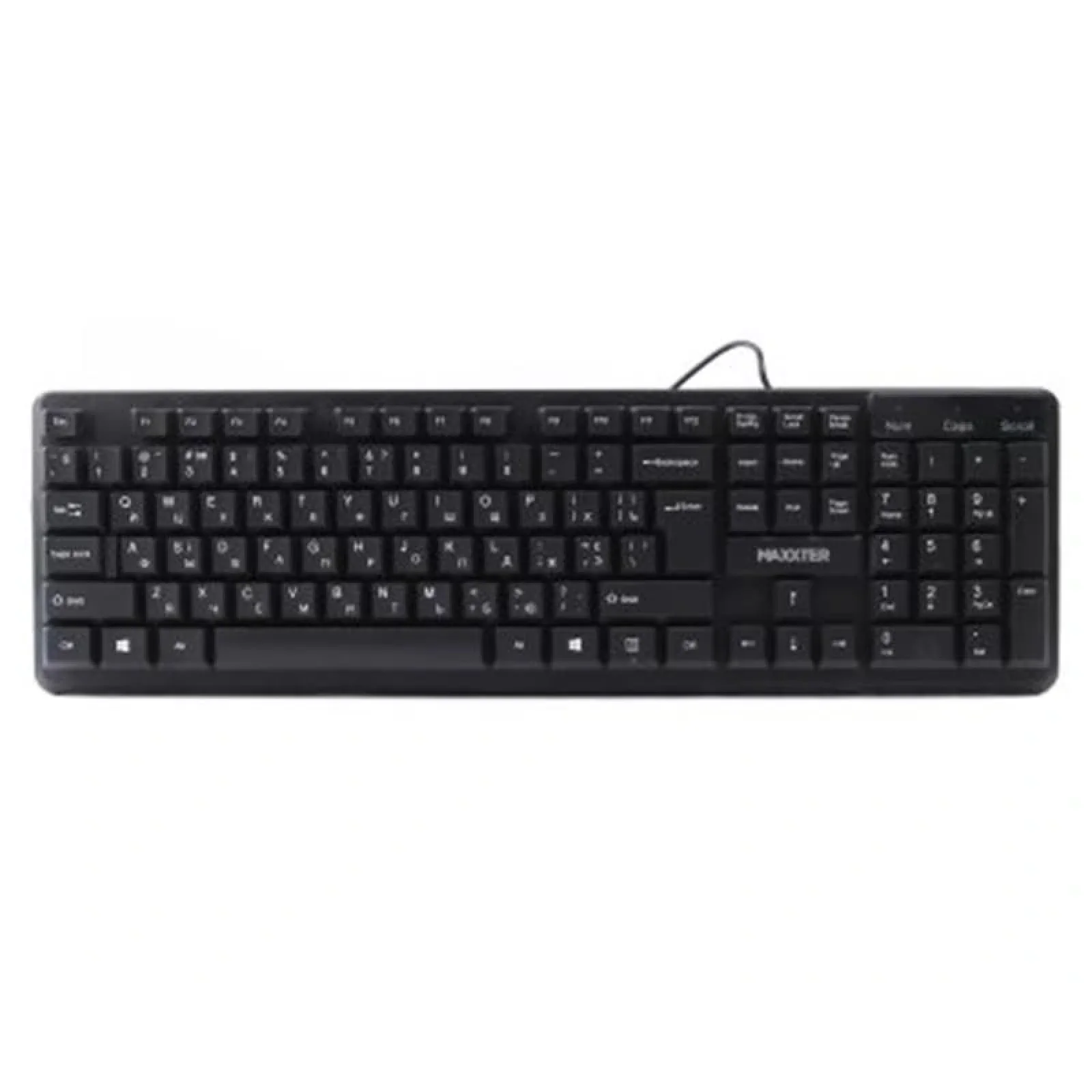 Клавиатура Maxxter KBM-U01-UA Black USB UA