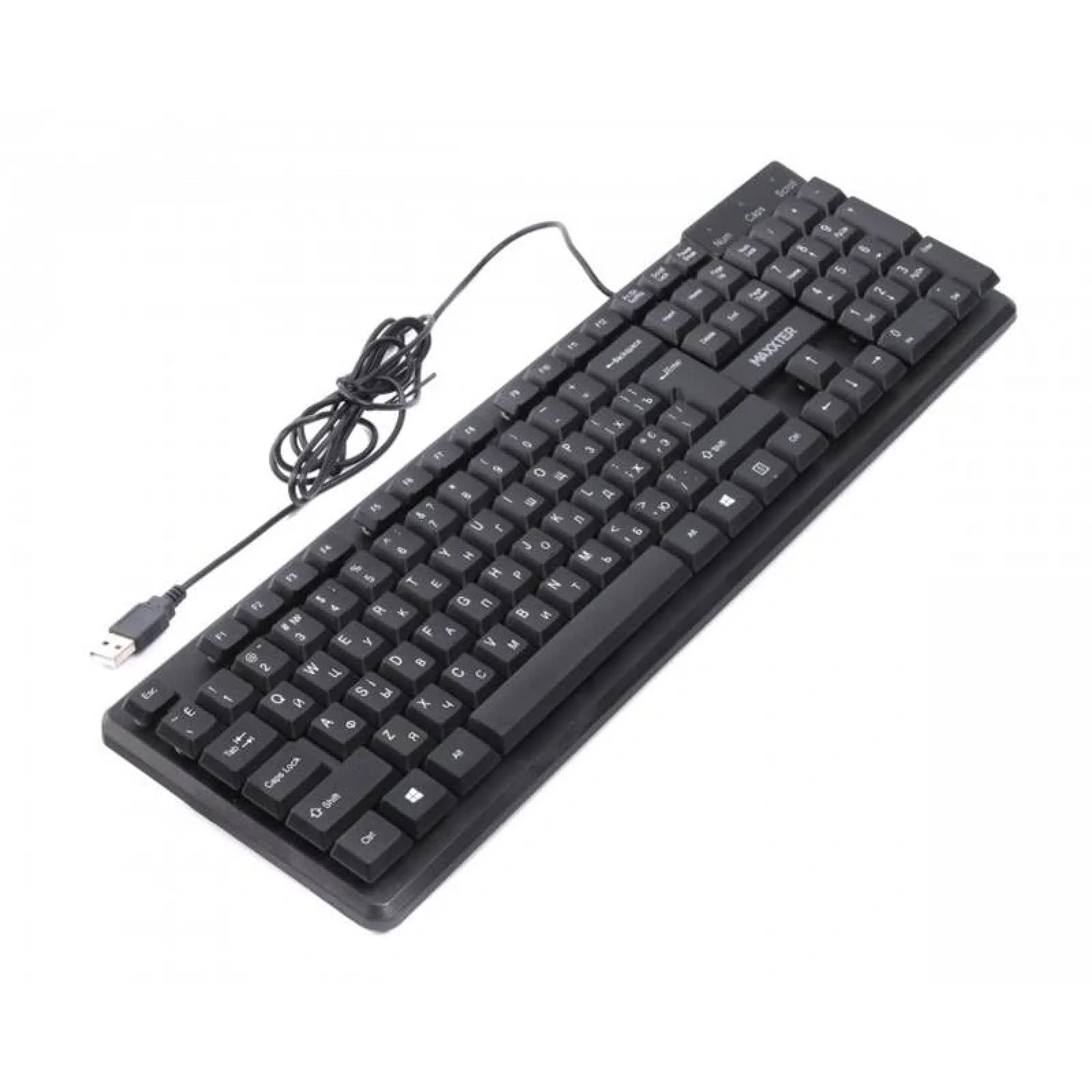 Клавиатура Maxxter KBM-U01-UA Black USB UA
