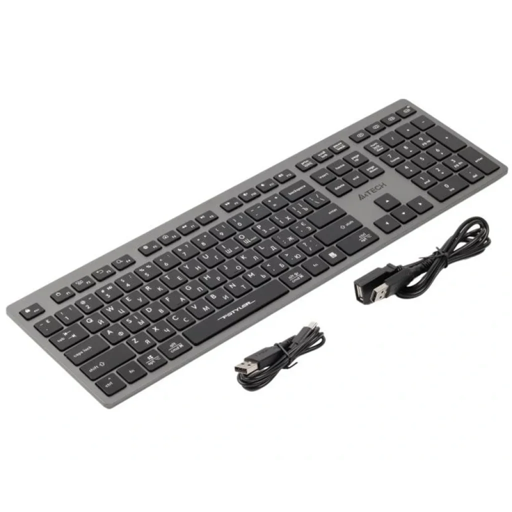 Клавиатура A4Tech FBX50C Grey, FBX50C (Grey) UA