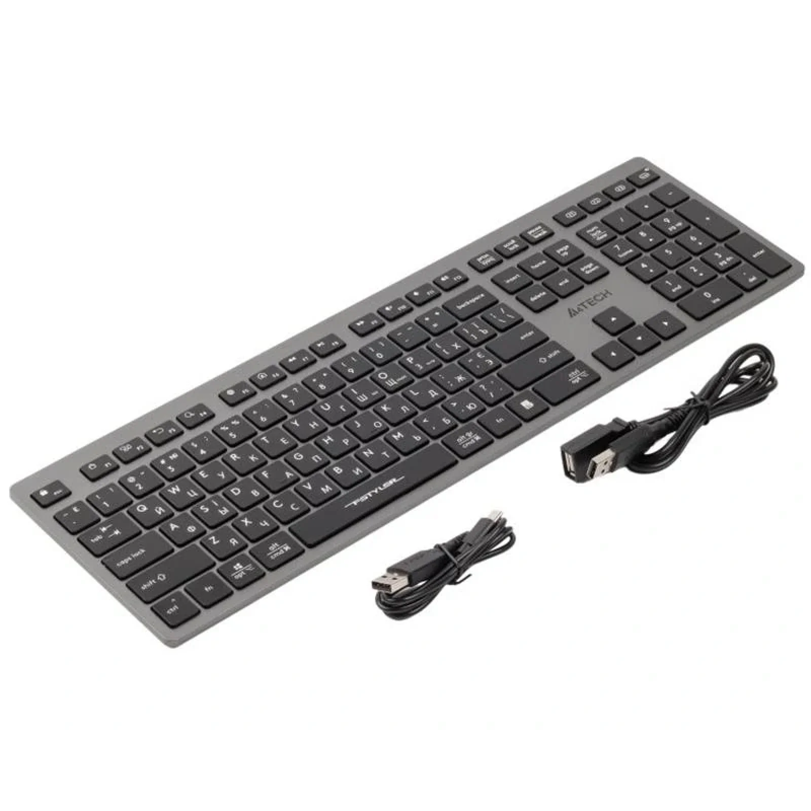 Клавиатура A4Tech FBX50C Grey, FBX50C (Grey) UA