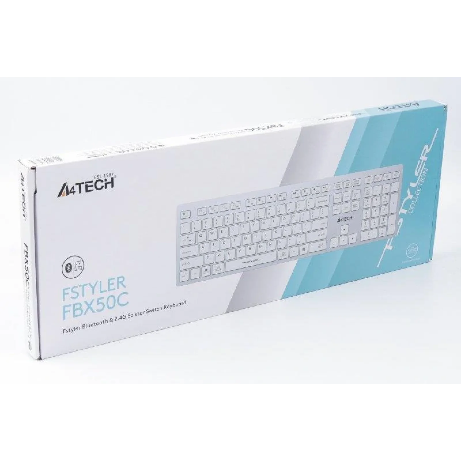 Клавіатура A4Tech FBX50C White, FBX50C (White) UA