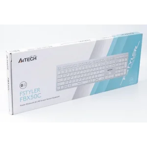 Клавиатура A4Tech FBX50C White, FBX50C (White) UA