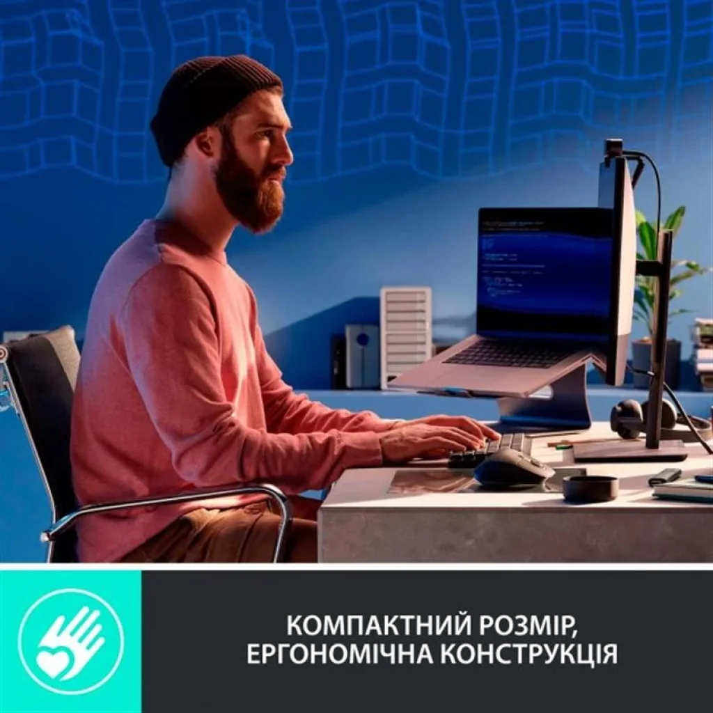 Клавіатура бездротова Logitech MX Mechanical Mini Bluetooth Illuminated Graphite (920-010782) UA