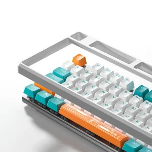 Клавіатура Aula Mechanical F2088 PRO White/Blue, plus 9 Orange keys KRGD blue (6948391234908) UA UA