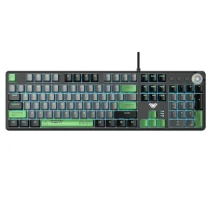 Клавіатура Aula Mechanical F2088 PRO Black/Gray, plus 9 Green keys KRGD blue (6948391234892) UA UA