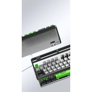 Клавіатура Aula Mechanical F2088 PRO Black/Gray, plus 9 Green keys KRGD blue (6948391234892) UA UA