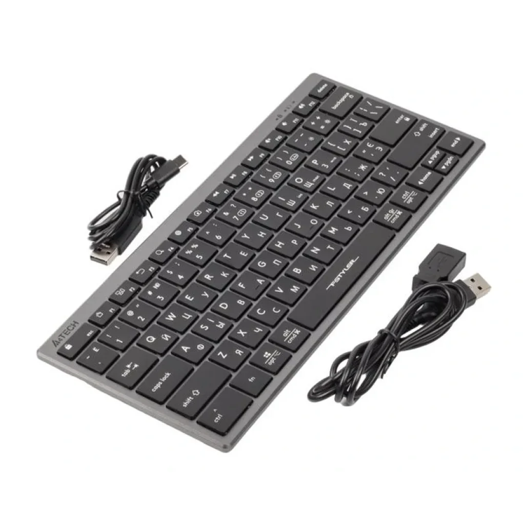 Клавиатура A4Tech Fstyler FBX51C Grey, FBX51C (Grey) UA