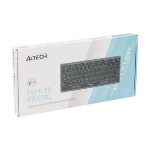 Клавиатура A4Tech Fstyler FBX51C Grey, FBX51C (Grey) UA