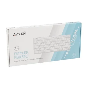 Клавіатура A4Tech Fstyler FBX51C White, FBX51C (White) UA