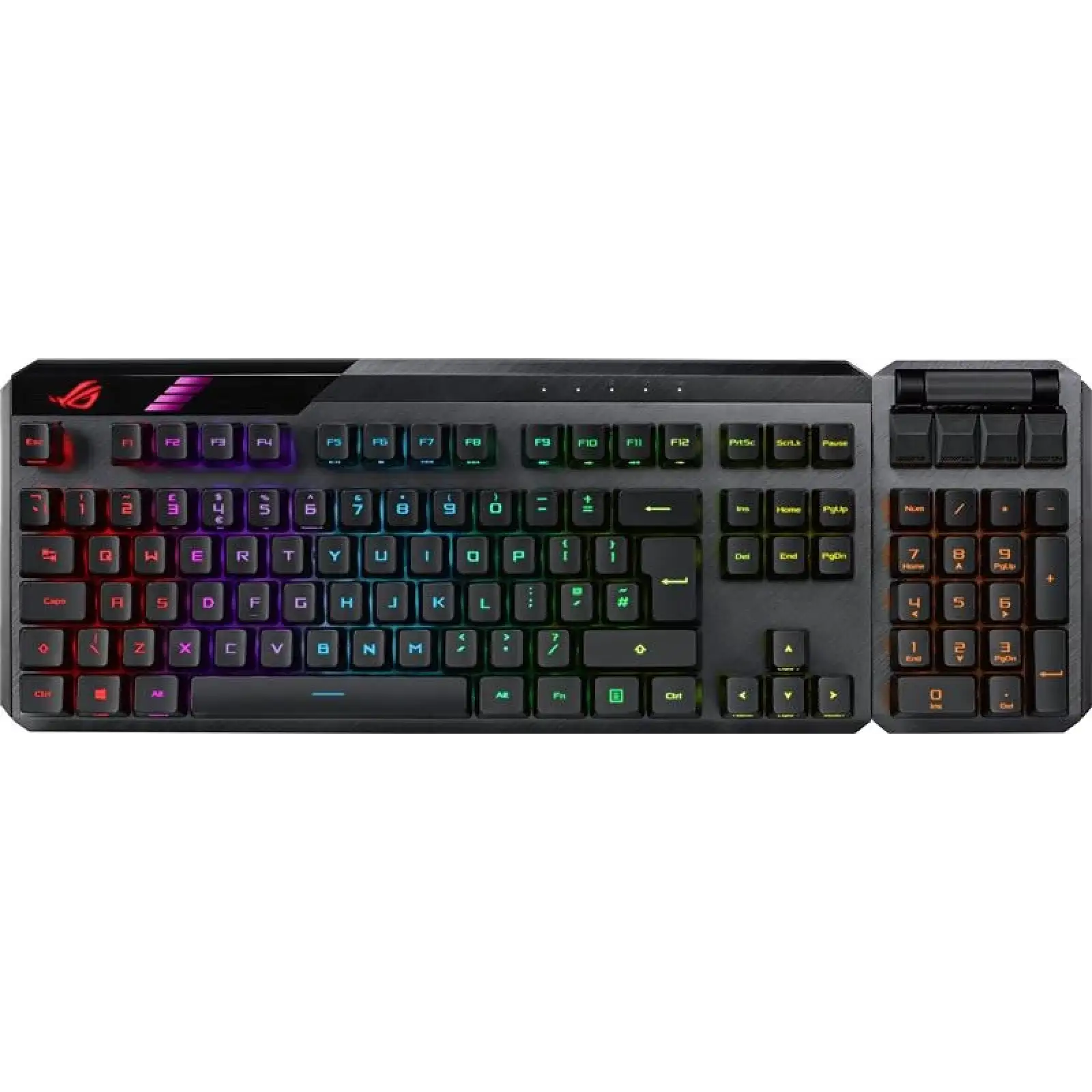 Клавіатура бездротова Asus ROG Claymore II RD RGB WL Black (90MP01W0-BKUA01) UA