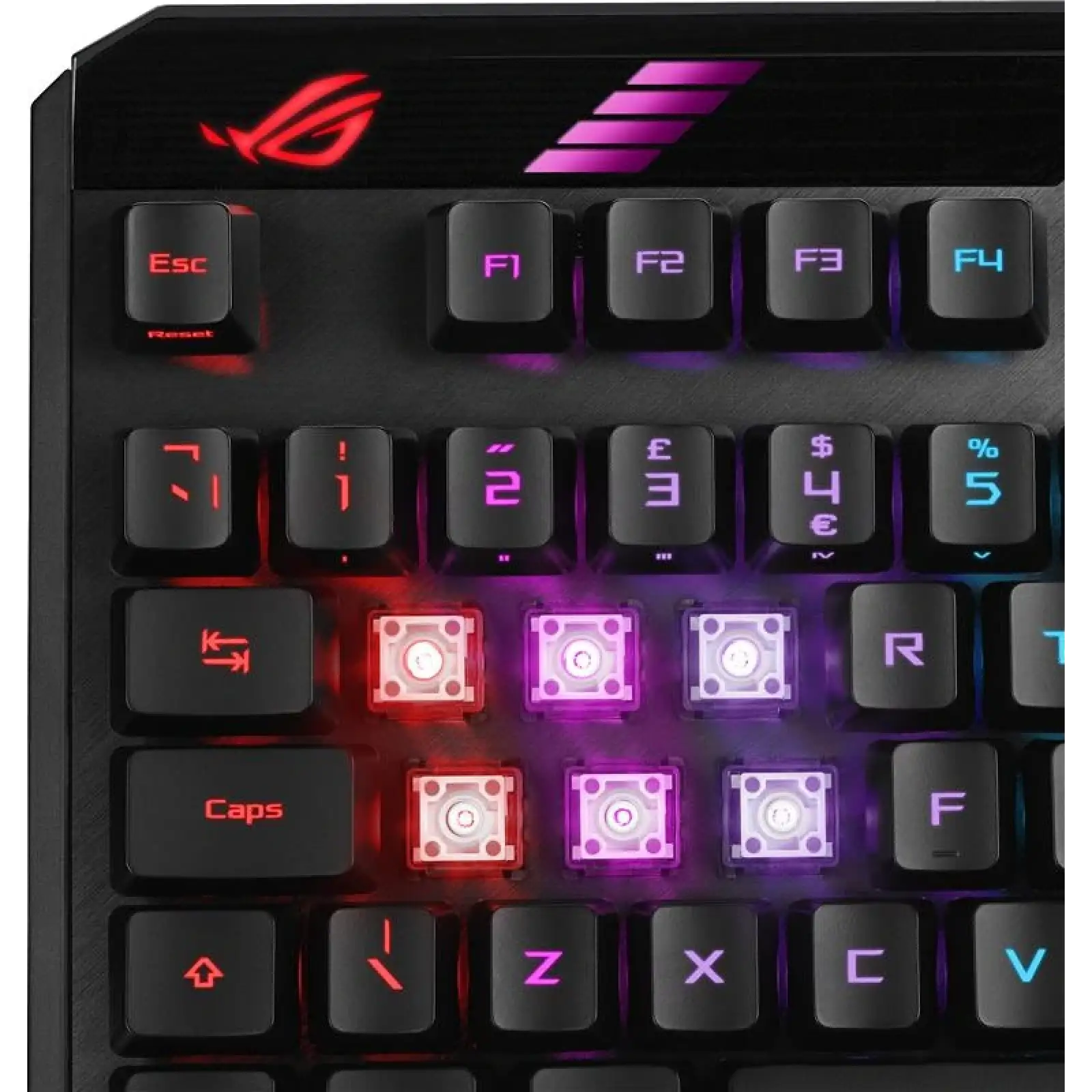 Клавіатура бездротова Asus ROG Claymore II RD RGB WL Black (90MP01W0-BKUA01) UA