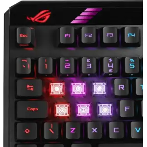 Клавіатура бездротова Asus ROG Claymore II RD RGB WL Black (90MP01W0-BKUA01) UA