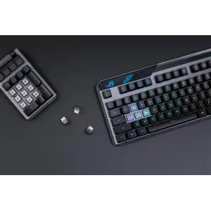 Клавіатура бездротова Asus ROG Claymore II RD RGB WL Black (90MP01W0-BKUA01) UA