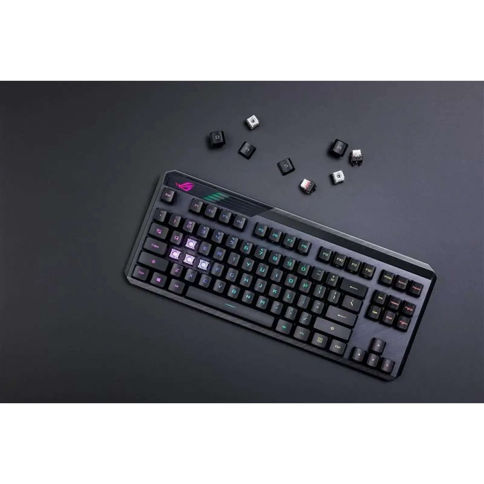 Клавіатура бездротова Asus ROG Claymore II RD RGB WL Black (90MP01W0-BKUA01) UA