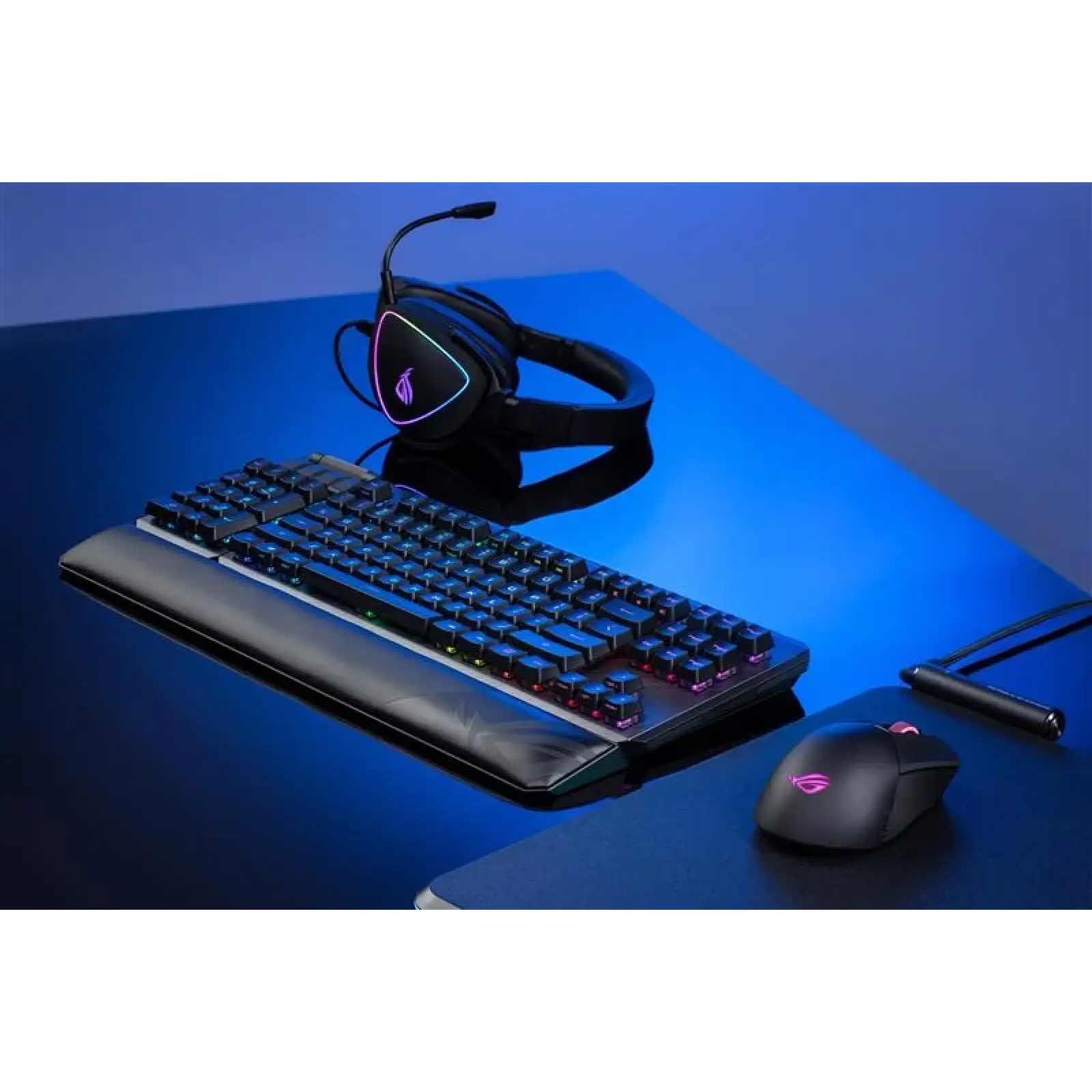 Клавіатура бездротова Asus ROG Claymore II RD RGB WL Black (90MP01W0-BKUA01) UA