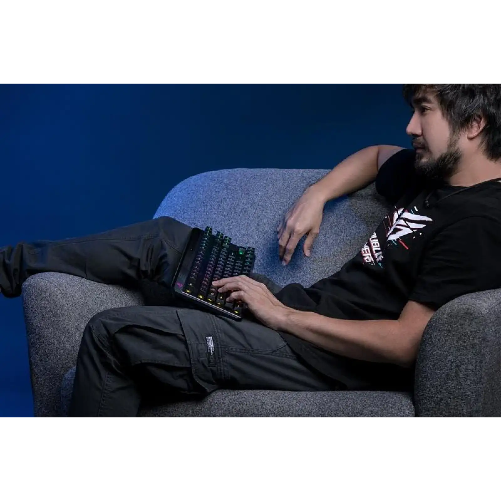 Клавіатура бездротова Asus ROG Claymore II RD RGB WL Black (90MP01W0-BKUA01) UA