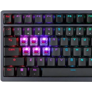 Клавиатура беспроводная Asus ROG Azoth RGB WL BT Black (90MP0316-BKUA01) UA