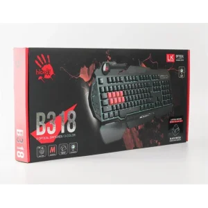 Клавиатура A4Tech Bloody B318 LK Black USB, B318 Bloody (Black) LK Black UA
