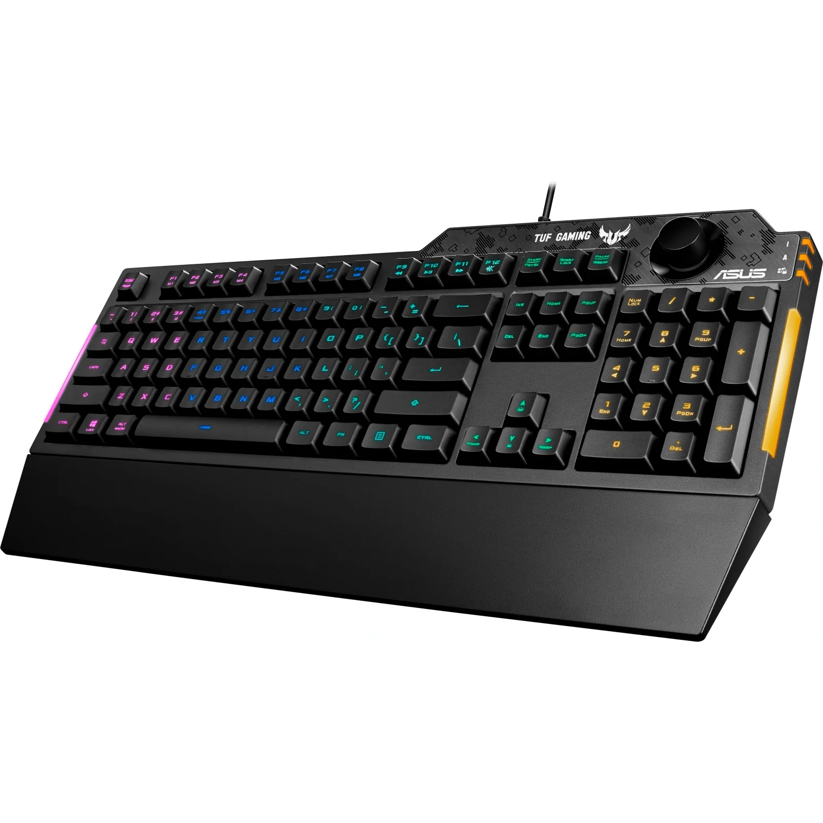 Клавиатура Asus TUF Gaming K1 USB Black UKR (90MP01X0-BKMA00) UA