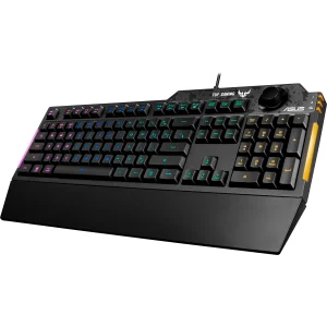 Клавиатура Asus TUF Gaming K1 USB Black UKR (90MP01X0-BKMA00) UA