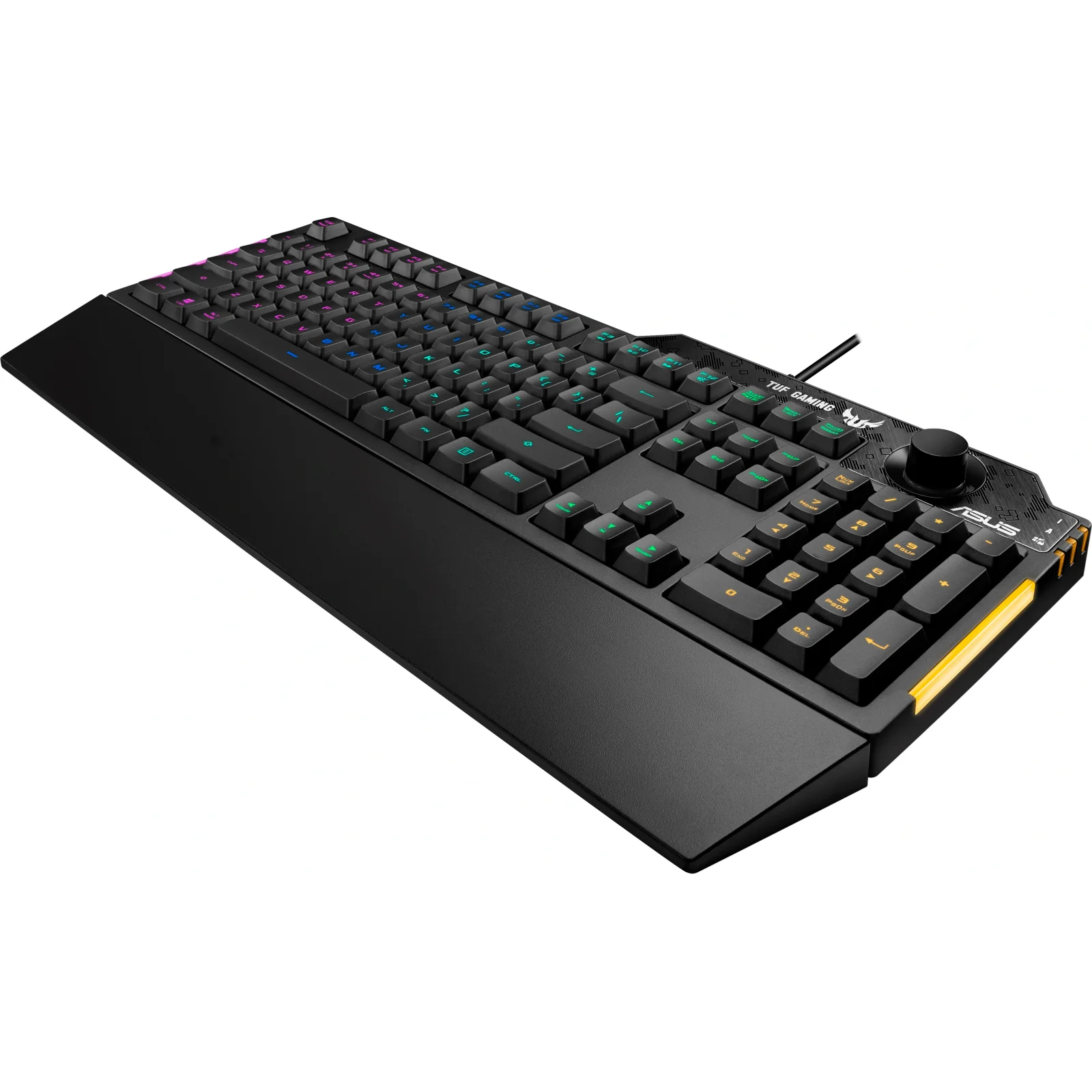 Клавиатура Asus TUF Gaming K1 USB Black UKR (90MP01X0-BKMA00) UA