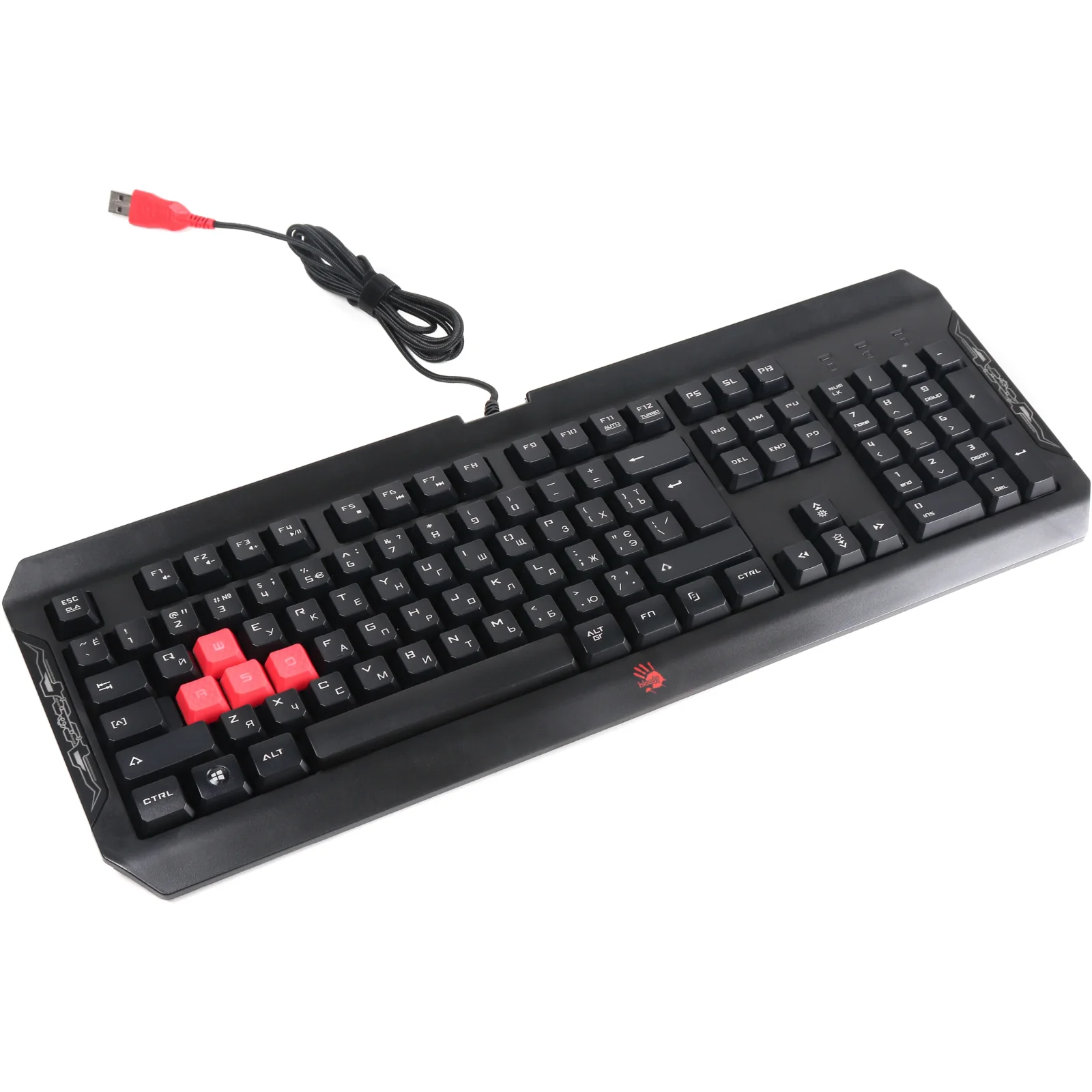 Клавіатура A4Tech Bloody Q100 Black USB, Q100 Bloody (Black) UA