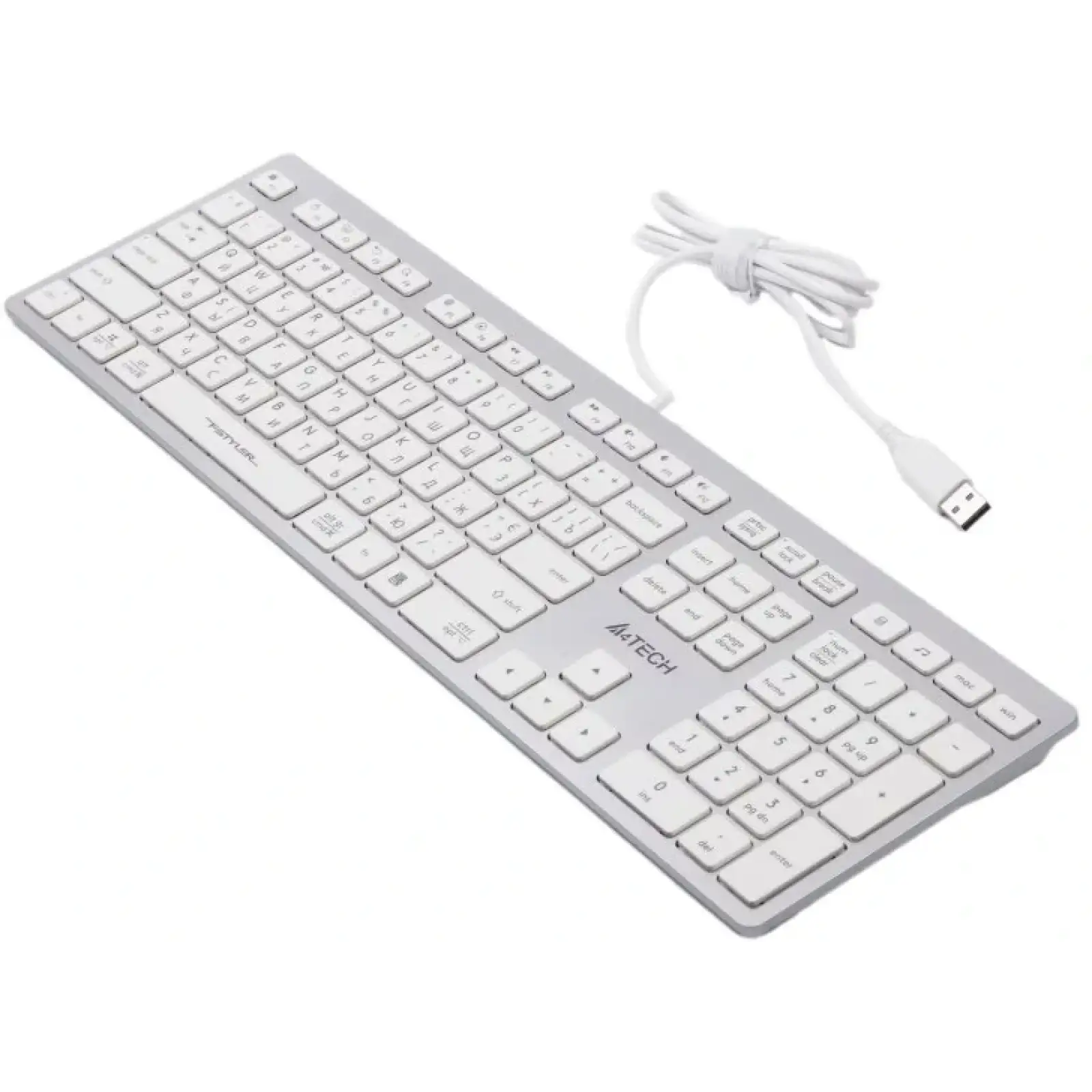 Клавіатура A4Tech Fstyler FX-50 White, FX50 USB (White) UA