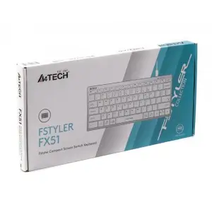 Клавіатура A4Tech Fstyler FX-51 White, FX51 USB (White) UA