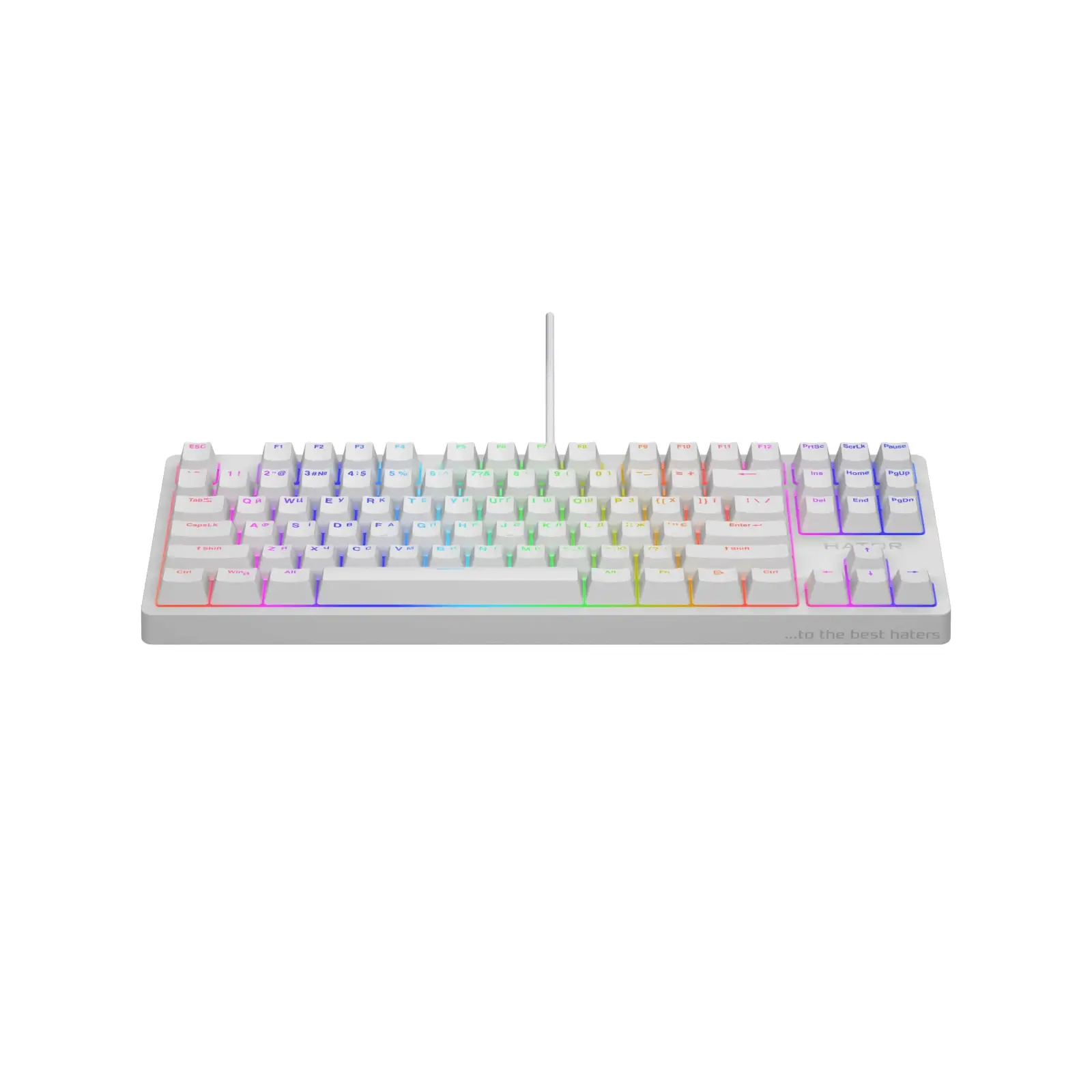 Клавиатура Hator Rockfall 2 Mecha TKL Orange White (HTK-721) UA