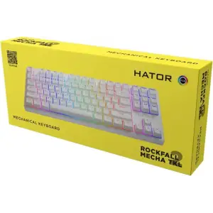 Клавиатура Hator Rockfall 2 Mecha TKL Orange White (HTK-721) UA
