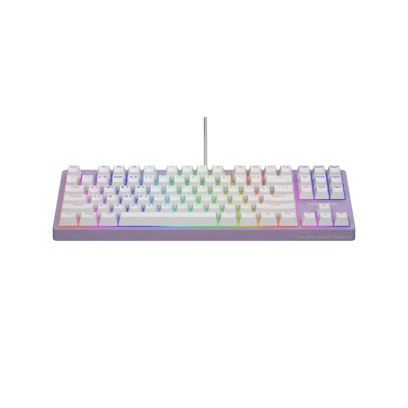 Клавіатура Hator Rockfall 2 Mecha TKL Orange Lilac (HTK-724) UA