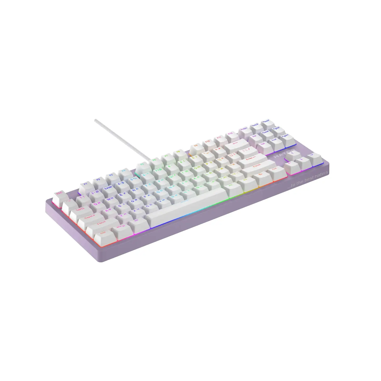 Клавіатура Hator Rockfall 2 Mecha TKL Orange Lilac (HTK-724) UA