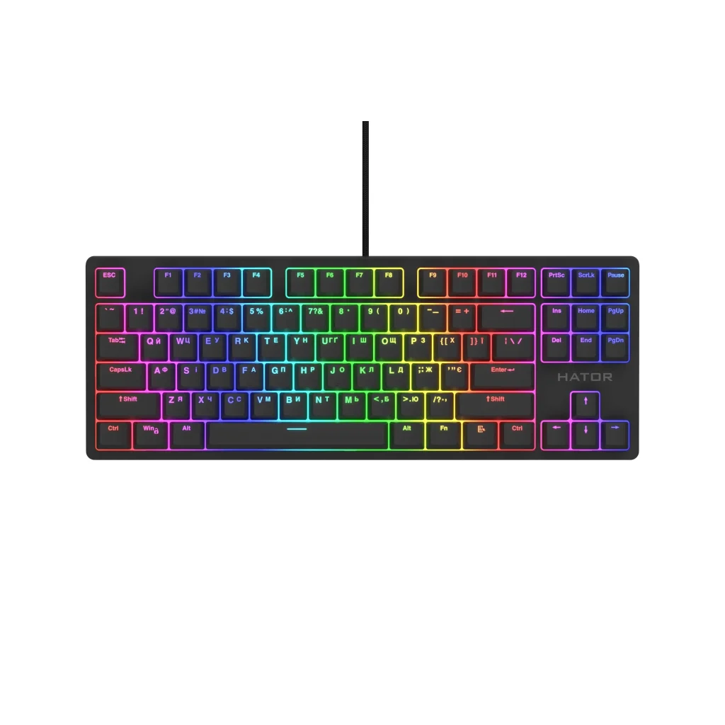 Клавіатура Hator Rockfall 2 Optica TKL Black (HTK-730) UA