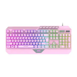Клавиатура 2E Gaming KG315 RGB USB Pink Ukr (2E-KG315UPK) UA
