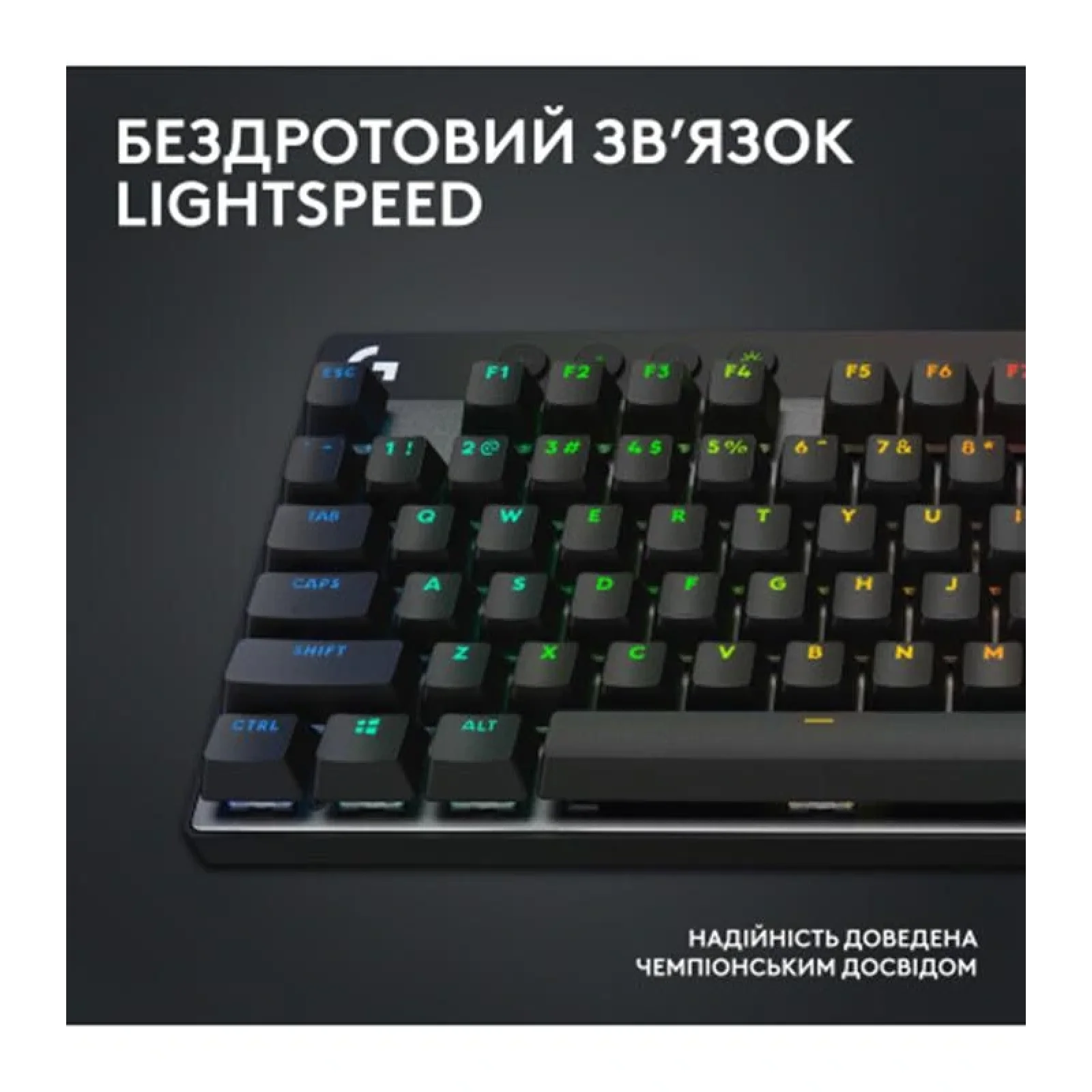 Клавиатура Logitech G PRO X TKL Lightspeed Black Tactile (920-012136) UA
