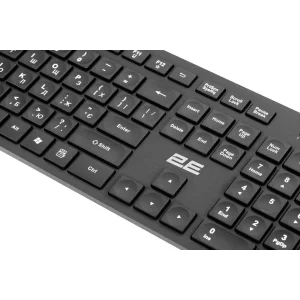 Клавиатура беспроводная 2E KS260 WL EN/UKR Black (2E-KS260WB) UA