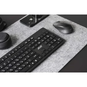 Клавиатура беспроводная 2E KS260 WL EN/UKR Black (2E-KS260WB) UA